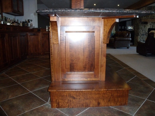 Tiger Maple and stained