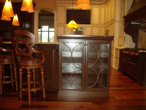 Wrought Iron Glass Doors