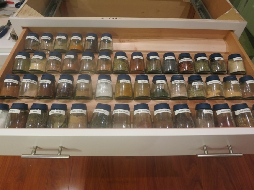 Custom Spice Drawer
