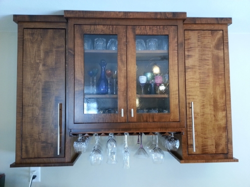 Inset Doors with Antique Glass