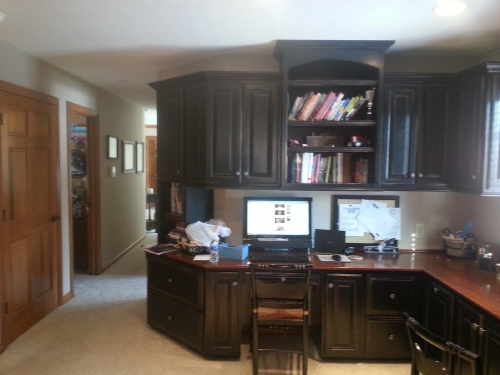 Soft Maple and Painted Black