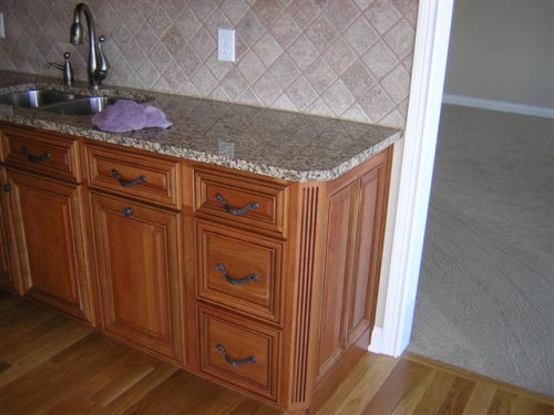 Clip and Flute on Base Cabinet